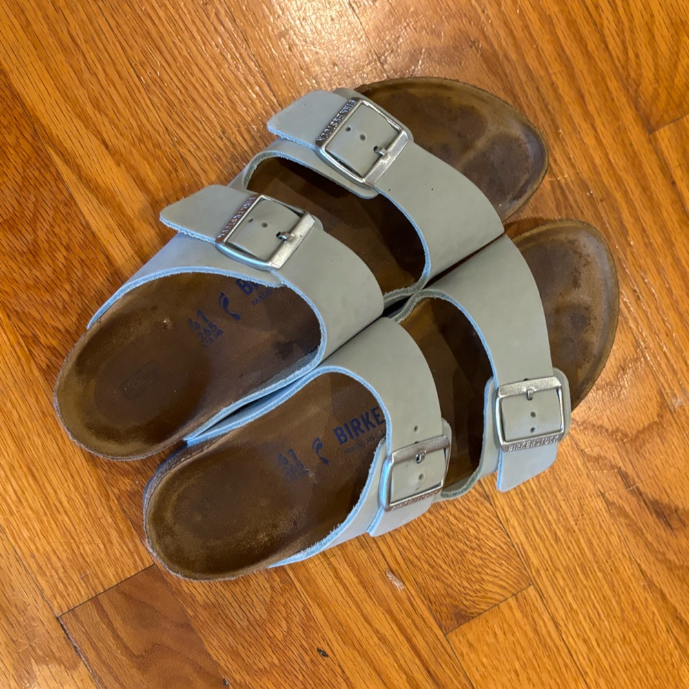 Birkenstocks - Light blue/mint